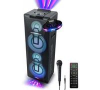 Gef-Roy Enceinte Sonorisation - Muse M-1990DJ - DJ à LED Party Box double Bluetooth + Micro - BT/CD/AUX/USB - 1000W - Lumière OVNI
