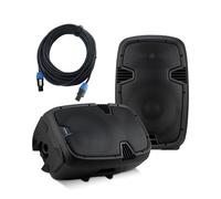 Enceinte Subwoofer Actif Pasif DJ PA Haut-Parleur 12'' Speaker Bluetooth 2 Voies