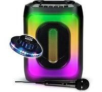Enceinte sur Batterie Enfant 30W PARTYBTHPS2 - Bluetooth / USB SD, Effet Lumineux + Jeu OVNI à LED, Micro Karaoké - Bass Boost
