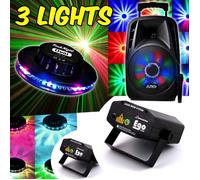 Enceinte sur batterie - LYT-OR - PARTY8 - 300W - Batterie 4,4Ah - OVNI LED RVB + 2 lasers
