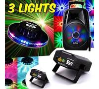 Enceinte sur batterie PARTY8 Light FIESTA 3 Effets FestiNight OVNI LED RVB + 2 jeux de lumières EGO