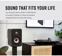Polk Audio Enceintes Surround Signature Elite ES10 - Satellites Hi-Res Dolby Atmos/DTS:X - Blanches