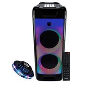 Enceinte Système Audio Pickering DJOON88 - 400W Sono Autonome - Dj PAD 16 effets - Fire à LED - BT/USB + Light Ovni