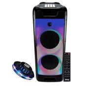 Enceinte Système Audio Pickering DJOON88-400W Sono Autonome - Dj PAD 16 effets - Fire à LED - BT/USB - Light Ovni
