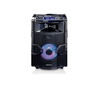 Enceinte/table de mixage DJ haute puissance avec Bluetooth, USB, radio FM et éclairages PMX-250 Noir