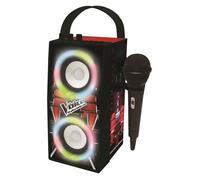 Lexibook Enceinte Bluetooth Portable The Voice avec micro et effets lumineux Multicolore TU