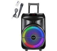 Inovalley Enceinte trolley KA122 700W Bluetooth Lumineuse Noir G