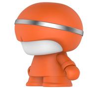 Xoopar Mini Enceinte Bluetooth Portable Mini Xboy - Mini Enceinte Portable Lumineuse LED - Son Puissant 360° Télécommande Selfie Intégrée (Orange)