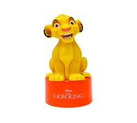 Lexibook, Disney Le Roi Lion, Veilleuse Simba avec Haut-Parleur pour Chambre d’Enfant, lumière Douce, à Piles, Jaune/Orange, NS01AN