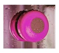 Enceinte waterproof bluetooth pour alcatel 5v smartphone ventouse haut-parleur micro douche petite (rose) Rose G