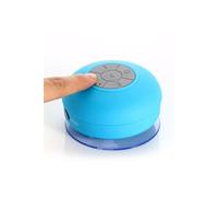 Enceinte Waterproof Bluetooth pour Intex Aqua Secure Smartphone Ventouse Haut-Parleur Micro Douche Petite (BLEU)