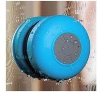 Enceinte waterproof bluetooth pour iphone se 2020 smartphone ventouse haut-parleur micro douche petite (bleu) Bleu G