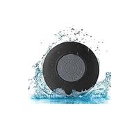 Enceinte Waterproof Bluetooth pour MOTOROLA Moto G4 Plus Smartphone Ventouse Haut-Parleur Micro Douche Petite (NOIR)