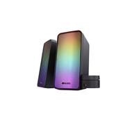 Enceintes 2.0 éclairées RGB Wezz