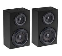 Enceintes actives 2.1 Bluetooth Auvisio - Noir - Boîtier en bois - 5 W par enceinte