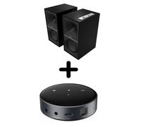 Enceintes actives Hi-Fi Klipsch The Sevens Noir Vendues par paire + Lecteur réseau Linkplay Wiim Mini