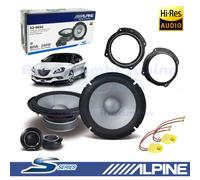 Enceintes Alpine S2-S65C Avant 2 Voies 165Mm 240W Pour LANCIA DELTA III
