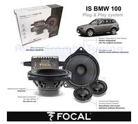 Focal Haut-parleurs voiture Kit IS BMW 100 - 2 voies 10 cm - Plug et Play (la paire)