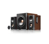 Edifier Enceintes bibliothèque 2.1 S360DB – Bluetooth v4.1, aptX, caisson 20,32 cm