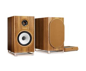 Enceintes bibliothèque actives TRIANGLE Capella 2 Wi?Fi Chêne avec Stereo Hub 2