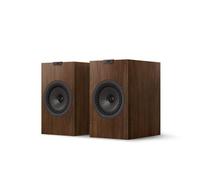 KEF Enceintes bibliothèque Q3 Meta – Uni‑Q 165 mm, 2 voies Bass Reflex, Noyer