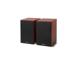 Enceintes bibliothèque Muse M-610 SH 120W Bluetooth USB RCA Bois