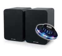 Enceintes bibliotheque - Muse M-620 SH - 150W, Bluetooth, USB, Entrée Optique, RCA, Coaxiale, réglage Aigus/Graves, Lumière Ovni