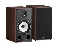 Triangle Enceinte bibliothèque Borea BR03 – Noyer – 100W – Paire