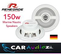 Enceintes Blanc Imperméables Extérieur Marine Renegade RXM-62 4Ω 75W RMS