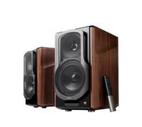 Edifier Enceintes bibliothèque actives S2000MKIII – Tri‑amplifiées 130W, Bluetooth, optique