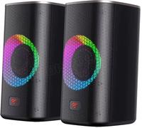 Enceintes bluetooth Havit SK212 RGB (Noir)