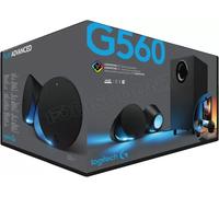 Logitech Haut-parleurs Gaming PC G560 LIGHTSYNC, DTS:X Ultra 7.1, Caisson de basses, Noir