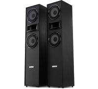 Enceintes Colonnes Haut-Parleurs HiFi Home Cinema 3 Voies Subwoofer 320W Noir