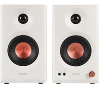 Edifier Enceinte connectée Hi‑Fi MR3 – Hi‑Res, Bluetooth V5.4, 2x18W, RCA/AUX, Blanc
