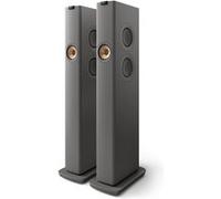 Enceintes connectées Hi-Fi Kef LS60 Wireless Gris Vendues à la paire Blanc E