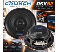 Enceintes CRUNCH DSX 52 PLATES 2 VOIES COAXIALES 13 cm DSX52 80/160 watts,...