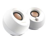 Enceintes de bureau USB 2.0 - CREATIVE - Pebble - Haut-parleurs champ lointain 45° - 4,4W RMS - Entrée 3,5 mm, USB