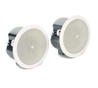 Enceintes de plafond JBL Professional C24CT MicroPlus C24CT 4,5 pouces, blanches, vendues par paire