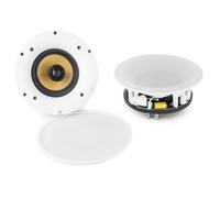 Power Dynamics WCS80 haut-parleur 2-voies Blanc Avec fil 70 W - Neuf