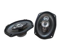 Enceintes de Voiture Audio de Voiture Paire de haut-parleurs coaxiaux HiFi 5 voies 1000 W 6 x 9 pouces avec cache anti-poussière et câble audio, système audio stéréo pour portière de voiture