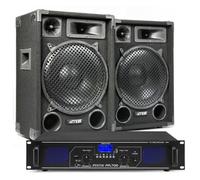 Enceintes DJ - FENTON - MAX12 - 1400W - Bluetooth - Câbles inclus