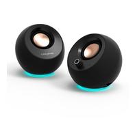Creative Enceintes d'ordinateur Pebble Pro - USB-C 2.0, Bluetooth 5.3, RVB personnalisable - Noir