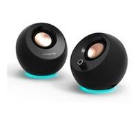 Creative Enceintes d'ordinateur Pebble Pro - USB-C 2.0, Bluetooth 5.3, RVB personnalisable - Noir
