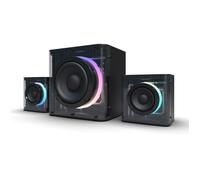 Nova Gaming Enceinte 2.1 GS305 SERPENTIS – RGB, caisson de basse, Jack 3,5 mm, USB, Micro-SD – Noir