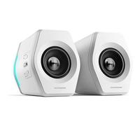 Edifier Enceintes Gaming Hecate G2000 – Bluetooth 5.0, RVB, AUX/USB, 32 W – Blanc