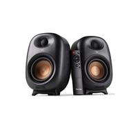 Audizio RS80 Enceintes de Monitoring Actives 160W, Set Bibliothèque Studio avec Woofer 6,5"" et Tweeter 1"", BT, Design Noir Élégant