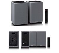 Enceintes Hi-Fi Bluetooth - LENCO - 2.0 - 80W - RCA Optical in USB - Télécommande incluse