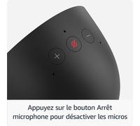 Enceintes intelligentes - AMAZON - Echo Spot (2024) - Noir - Écran tactile - Alexa intégré
