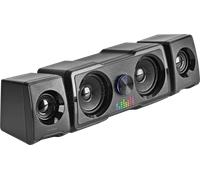 Enceintes Compactes Gaming 2.2 Mars Gaming MS22 Noir RGB Flow Subwoofer DSP 35W Noir G