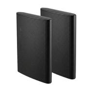 Enceintes murales STUDIOFINIX Ultra Slim 5,25 Pouces, 240 W, 8 ohms, passives, pour Home cinéma, d'intérieur, pour Chambre, Cuisine, Salon, Noir (Paire)